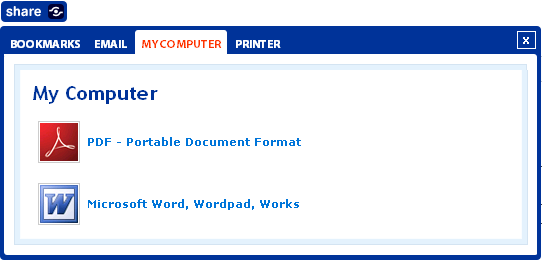 iBeginShare's PDF and Word Download Features
